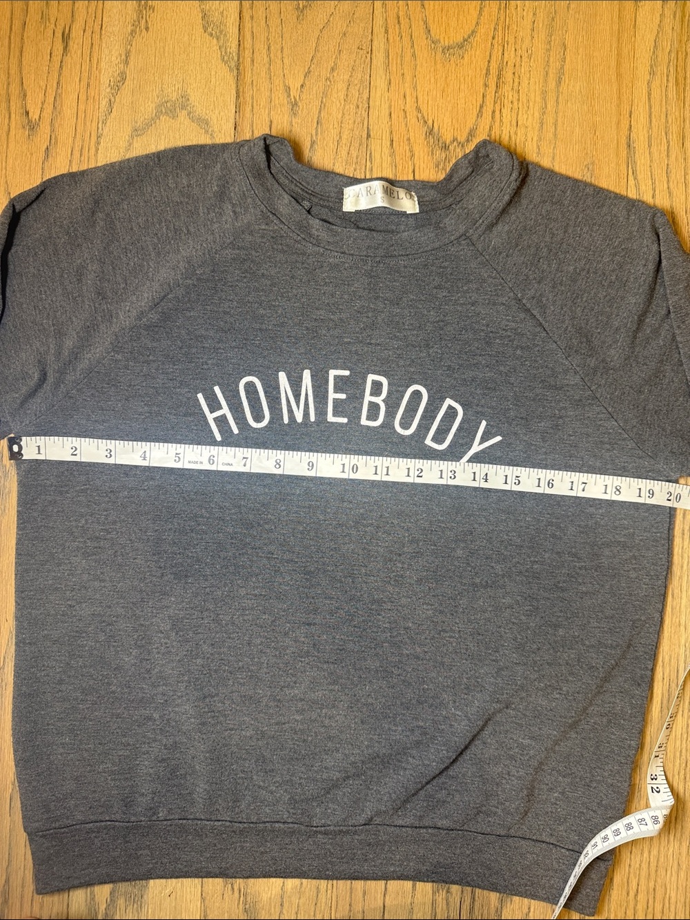 HOMEBODY Women’s Gray Pullover Sweatshirt Size Small - Picture 7 of 9